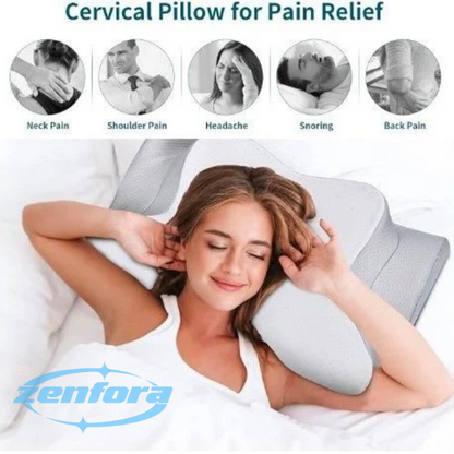 ALMOHADA CERVICAL CON DISEÑO DE MARIPOSA