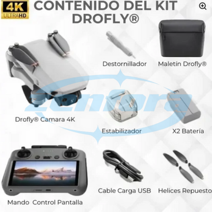 DRON CON DOBLE CAMARA 4K+ MALETIN