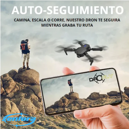 DRON CON DOBLE CAMARA 4K+ MALETIN