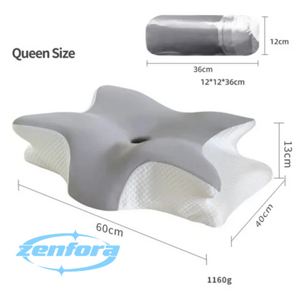 ALMOHADA CERVICAL CON DISEÑO DE MARIPOSA